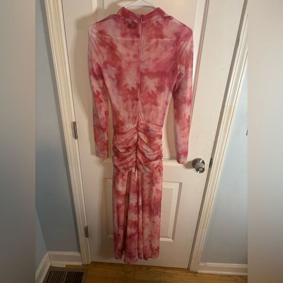Bardot Lea Midi Dress in Pink Tie Dye size small NWOT - Picture 5 of 5
